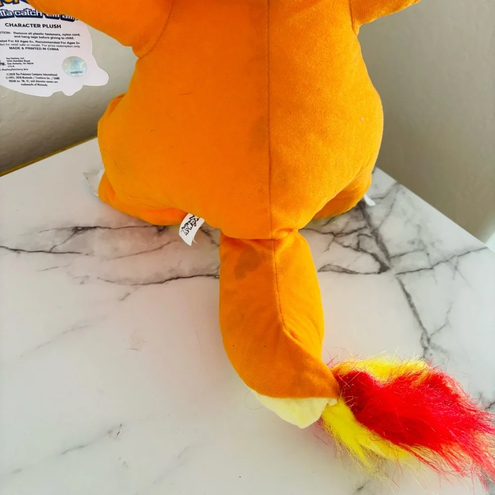 Pokemon 2017 Charmander Nintendo Jumbo 14” Plush Toy Stuffed Animal Toy‎ Factory